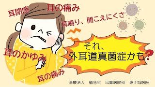 外耳道真菌症について