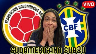 🟡🟡 COLOMBIA vs BRASIL🟡 🟢REACCIÓN de COLOMBIANA | sudamericano SUB20 - Hexagonal Final