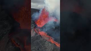 lava volcano eruption krakatoa Iceland live footage for you satisfying lava fire lightening