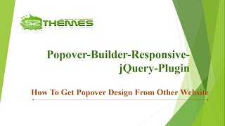 How To Get Popover Design From Any Website-Popover Builder Responsive jQuery Plugin