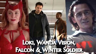 Loki, Wanda Vision and Falcon & Winter Soldier Trailer Breakdown || In Hindi ||