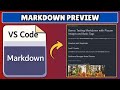 How to Preview Markdown in Visual Studio Code