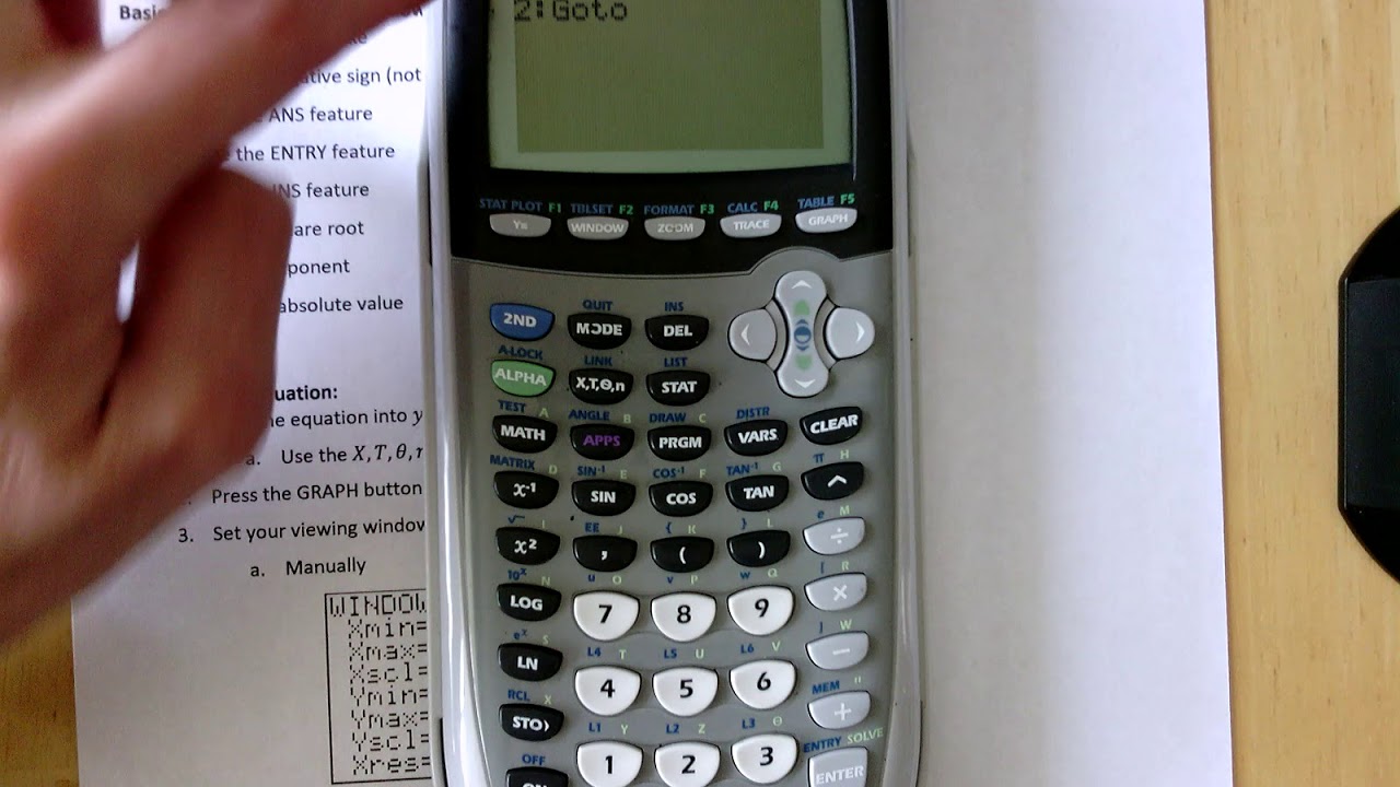 Graphing Calculator How To Use