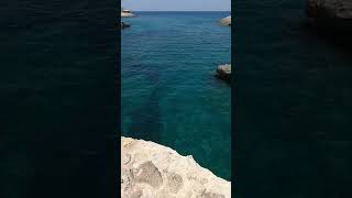 Cliff jumping on Milo’s island in Greece!   #greekislands #beach #travel #visitgreece #cliffjumping