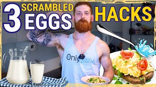 3 Unkown Tricks to Make THE Most Delicious SCRAMBLED EGGS!