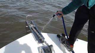 Anchor wash down system