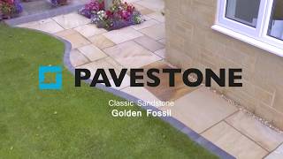 Pavestone Golden Fossil Sandstone Paving