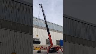 3t Spider Crane Hydraulic Boom Lift Telescopic Spider Crane#spiderlift #cranework #cranelift