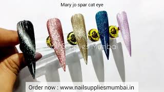 How To Do Cat Eye Nail Art with MaryJo Spar Cateye Gel Polish #nailartproduct #nailart #nailproduct