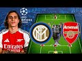 ARSENAL VS INTER MILLAN: ARTETA SWITCH TO 3-4-3 FORMATION