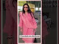 Anupama Chali America, Rupali Ganguly in a pink Indian outfit gets clicked at the Mumbai airport