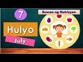 kindergarten quarter 3 week 1 mga araw sa isang linggo mga buwan sa isang taon