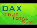 DAX for Power BI - True Total Sum