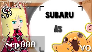 Re:zero React a: A origem do SCP-999 | O mostro das cócegas | VQ | Subaru as SCP 999 |