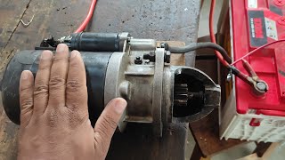 self starter motor working