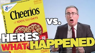 CHEERIOS VS. JOHN OLIVER! Entire Story Behind The Last Week Tonight Cereal Episode Twitter Response