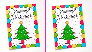 🎄 Merry Christmas Greeting Card 🎄 | Easy \u0026 Cutest Christmas Card | How to Make Christmas Card Ideas