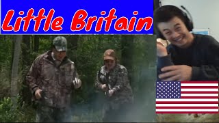 American Reacts Little Britain USA - American Hunters