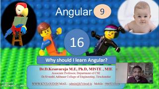 S016 : Angular 9 : Front-End JavaScript Framework (2020) Why should I learn Angular?
