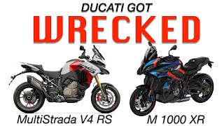 BMW Just Destroyed Ducati - M 1000 XR vs MultiStrada V4 RS Comparison