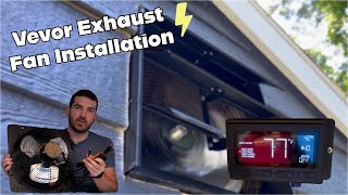 DIY Solar Shed Ventilation – Installing the Vevor Exhaust Fan
