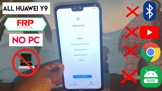 Huawei Y9 2019 Frp Bypass\\Huawei Y9 Prime Google Unlock| HUAWEI JKM LX1 Google Account Bypass No Pc