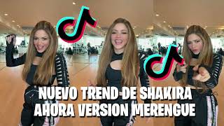 Nuevo baile de Shakira versión merengue para TikTok 💃 Mira la coreografía del nuevo baile