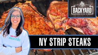 NY Strip Steaks on the Pit Boss Odessa Onyx Edition | Pit Boss Grills