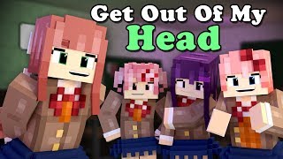 "GET OUT OF MY HEAD" song by TryHardNinja | DDLC Minecraft Music Video | 3A Display