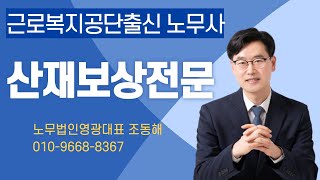 산재보상전문 눈의장해  좌안 외상성 시신경병증