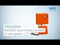 FWE200DH from SICK: Reliable dust measurement in wet gases | SICK AG