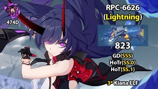 [HI3 SEA Nirvana 474D] RPC-6626 (Lightning) (823 Pts) : GD(SSS) HoTr(SS0) HoT(SS1) [3* Kiana]