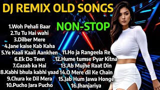 DJ REMIX OLD SONGS | DJ NON-STOP MASHUP 2024 | 80S+90S HINDI SONGS | Old Remix songs HARD BASS