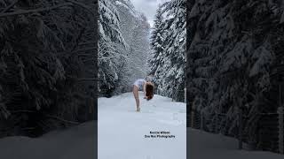 BALLERINA IN THE SNOW 🥶🩰 #ballet #balletphotography #evanysphotography