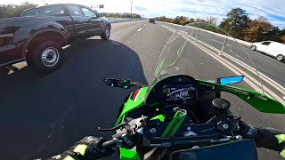 Tuned ZX10R Top Speed Attempt