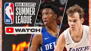 Los Angeles Lakers vs  Detroit Pistons - Full Game Highlights | August 14, 2021 NBA Summer League
