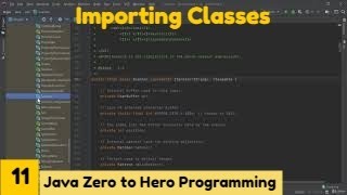 Importing Classes || Java 2021Complete Java MasterClassZero to Hero Programming || Udemy Course