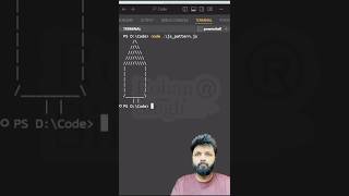 Javascript Rocket Pattern | Javascript Tutorial #shorts #javascript #coding #coderohan #codingshorts