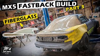 Making the Fiberglass Roof! Cyberpunk Miata Build: Part 3