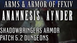 All Anamnesis Anyder Armor Sets (FFXIV Patch 5.2)