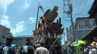 佐原 夏の大祭２０１４　2日目　仁井宿の山車Ｕターン　7月12日 00092