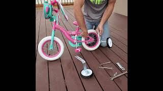 How To Install ENTRY Bicycle Training Wheels