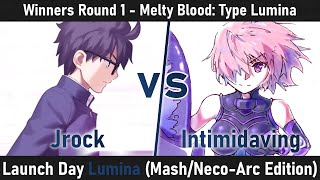 Jrock (Shiki) vs Intimidaving (Mash) - Winners Round 1 - Launch Day Lumina (ver. 1.3)