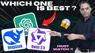 Deepseek vs ChatGPT vs Qwen AI: AI की दुनिया में कौन है King? 👑| Shocking Results😱 !! | Manojtek