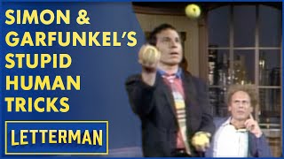 Simon & Garfunkel's Stupid Human Tricks | Letterman
