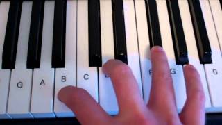 B Minor Chord Piano Keyboard Demo