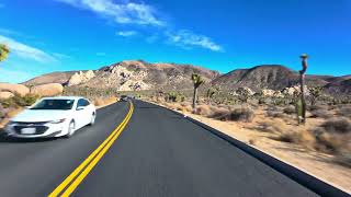 Driving Tour | Joshua Tree National Park -West Entrance to Cottonwood Visitor Center | 4K HDR 60 FPS