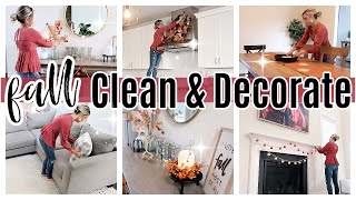 *NEW* FALL 2021 CLEAN AND DECORATE WITH ME FALL DECOR IDEAS TIFFANI BEASTON HOMEMAKING CLEANING  🍁