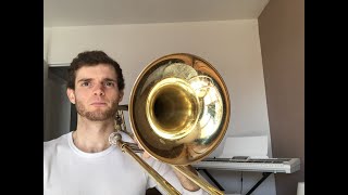 Comment jouer la gamme de Sib Majeur au trombone ?