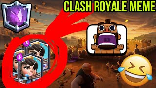 Clash royale meme 😂 Best deck in clash royale🏆Fail moments